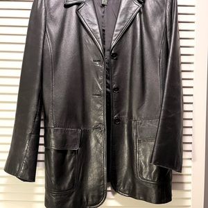 Vintage Y2K Danier Leather blazer jacket